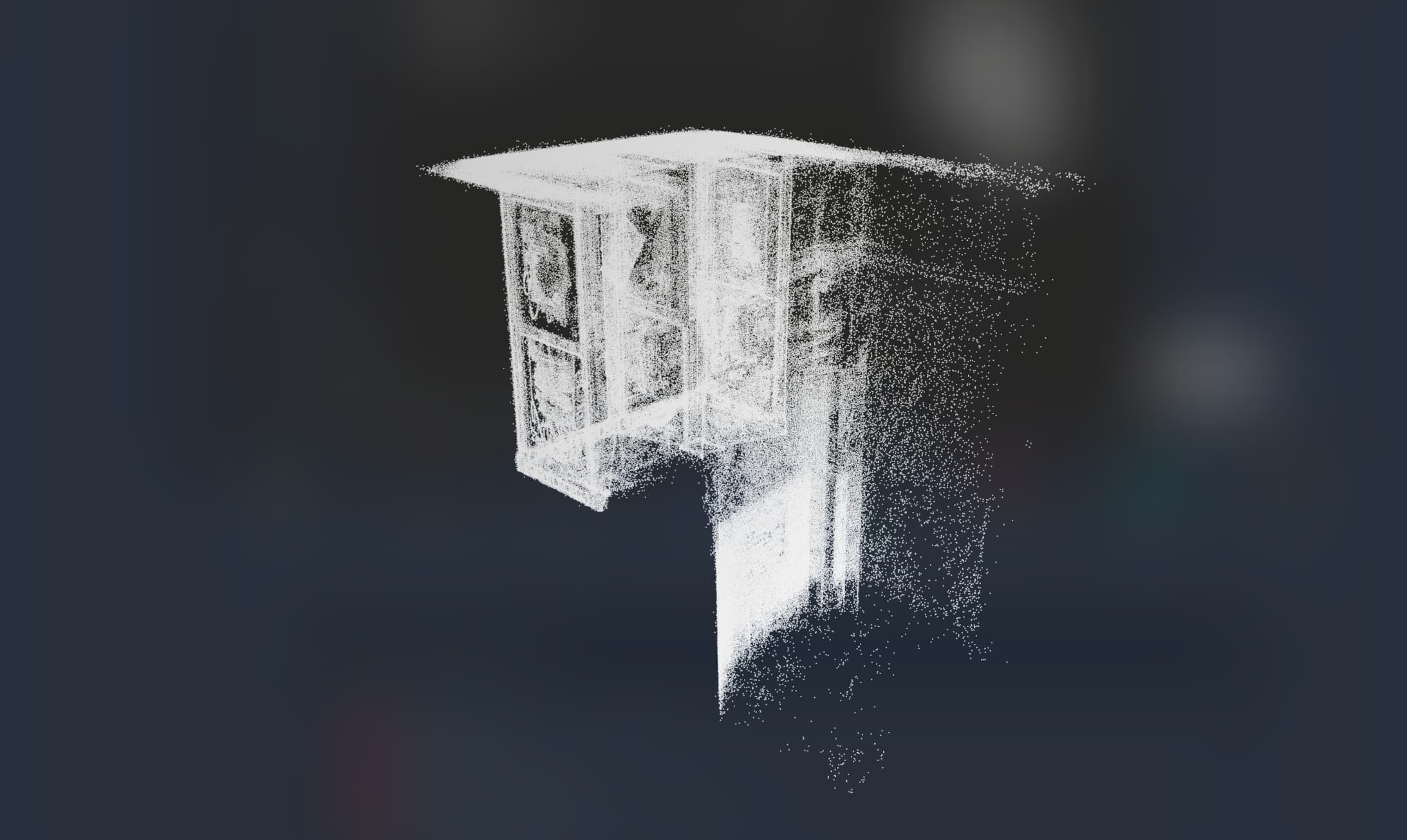 Brixton architectural details showing building facades, brickwork textures, and urban design elements captured with photogrammetry